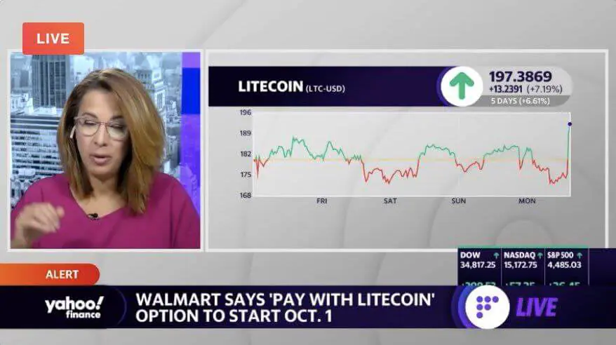 Tin tức về thanh toán của Walmart và Litecoin bị Người phát ngôn của Walmart tiết lộ, giá LTC Rùng mình vì tin tức giả mạo