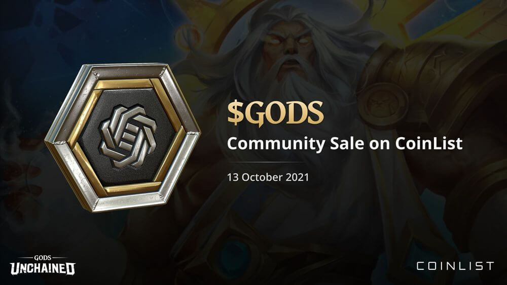 CoinList thông báo bán token của Gods Unchained (GODS) vào ngày 13 tháng 10 - Câu trả lời cho câu đố 37