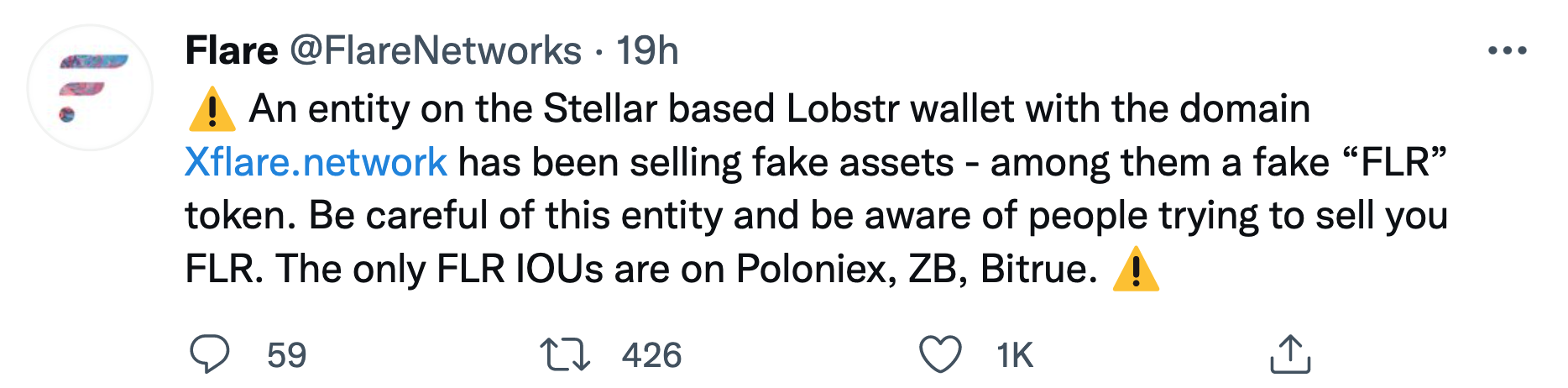 do-not-buy-spark-flr-token-before-the-flare-mainnet-khởi chạy