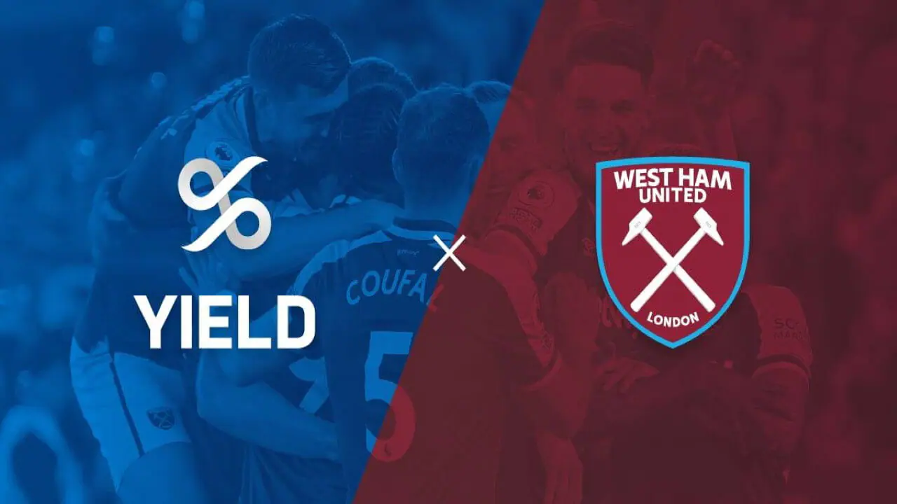 Ứng dụng YIELD Được đặt tên là Đối tác chính thức của Câu lạc bộ bóng đá Premier League West Ham United