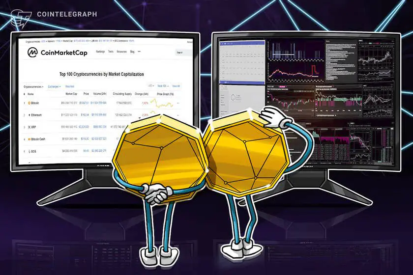 CoinMarketCap để tích hợp dữ liệu giá tiền điện tử vào Presearch