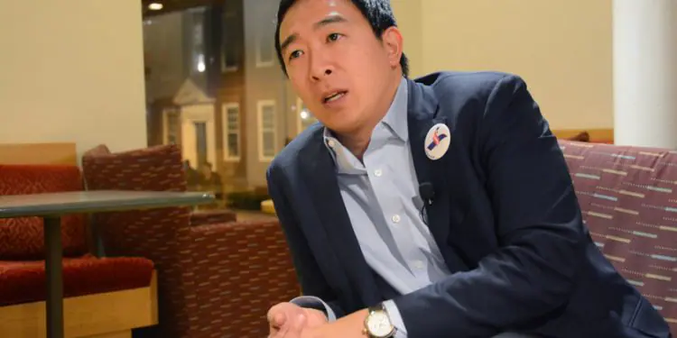 chương trình andrew yang, btc, bitcoin, support, party