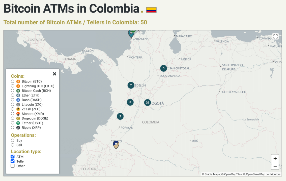 colombia-now-has-50-bitcoin-atms-large-number-of-any-country-in-Latin-america