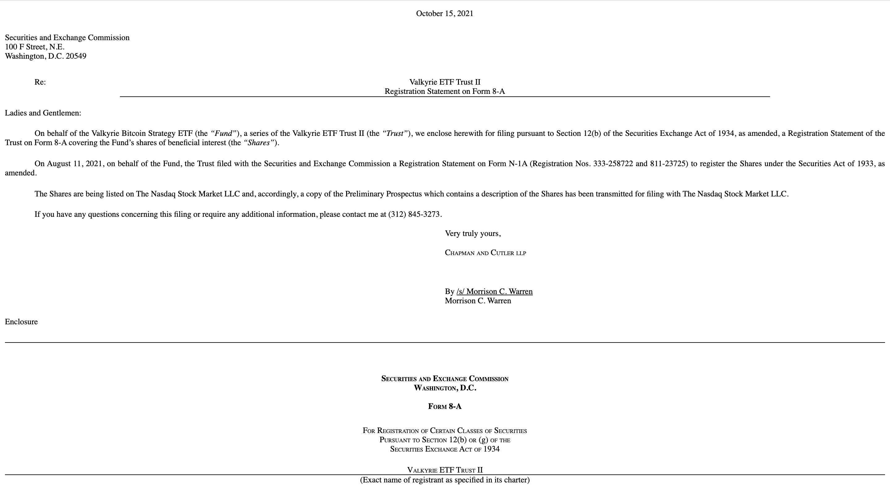 Phó chủ tịch Nasdaq về trình độ niêm yết: Quỹ ETF Bitcoin của Valkyrie đã được chứng nhận - Tin Tức Bitcoin - Cập Nhật Tin Tức Coin Mới Nhất 24/7 2025 nasdaqs-Vice-President-of-niêm yết-bằng cấp-valkyries-bitcoin-etf-had-được chứng nhận