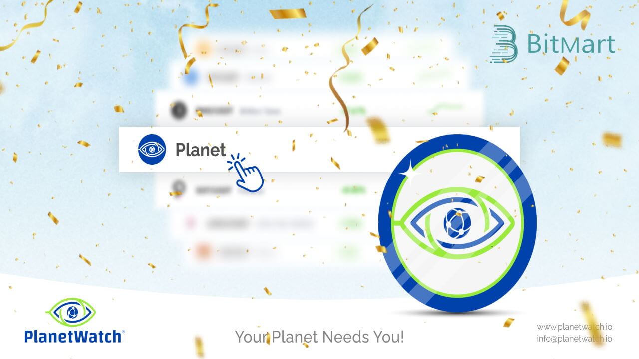 PlanetWatch công bố danh sách mã thông báo PLANETS trên Bitmart