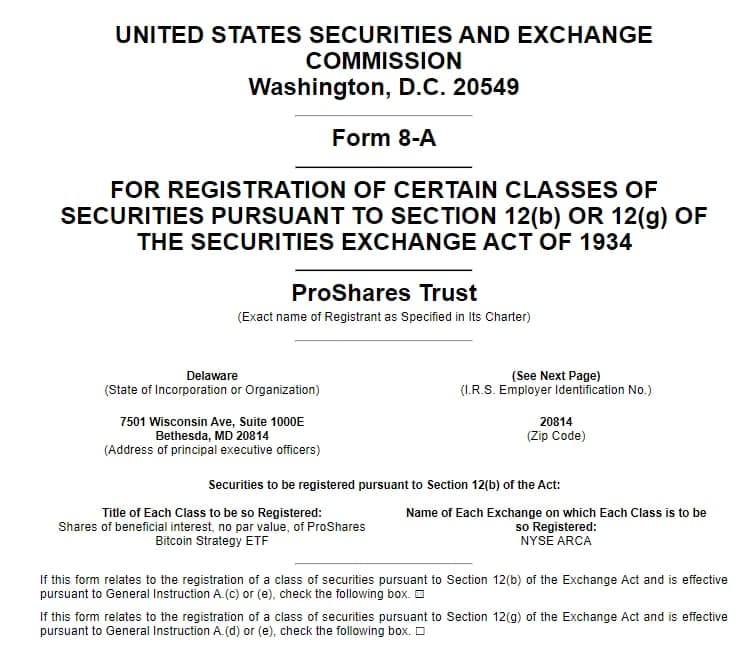 SEC đã chấp nhận yêu cầu đăng ký ETF chiến lược Bitcoin của ProShares - Tin Tức Bitcoin - Cập Nhật Tin Tức Coin Mới Nhất 24/7 2025 SEC đã chấp nhận yêu cầu đăng ký ETF chiến lược Bitcoin của ProShares - Tin Tức Bitcoin - Cập Nhật Tin Tức Coin Mới Nhất 24/7 2025