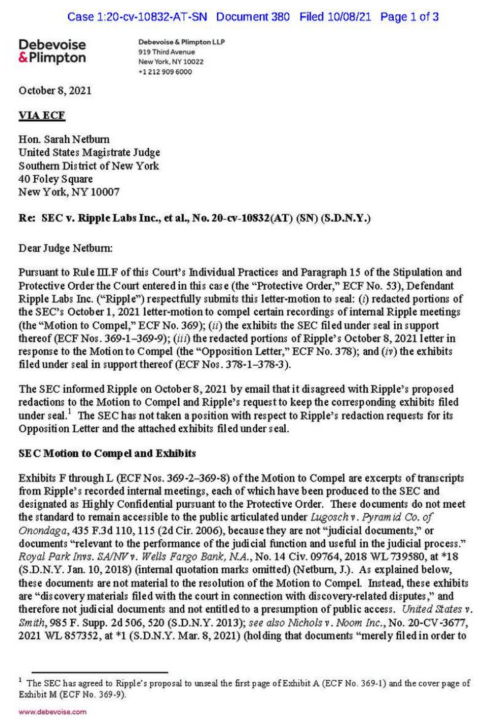 the-kiện-between-ripple-and-the-sec-continue-as-the-blockchain-giant-has-a-new-request