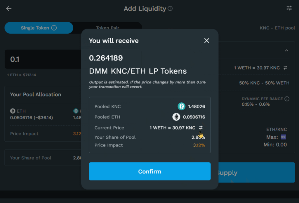[Kyber Netwok] KyberDMM'de Artık Sadece Bir Token ile Havuzlara Likidite Ekleyebilirsiniz! - Tin Tức Bitcoin - Cập Nhật Tin Tức Coin Mới Nhất 24/7 2025