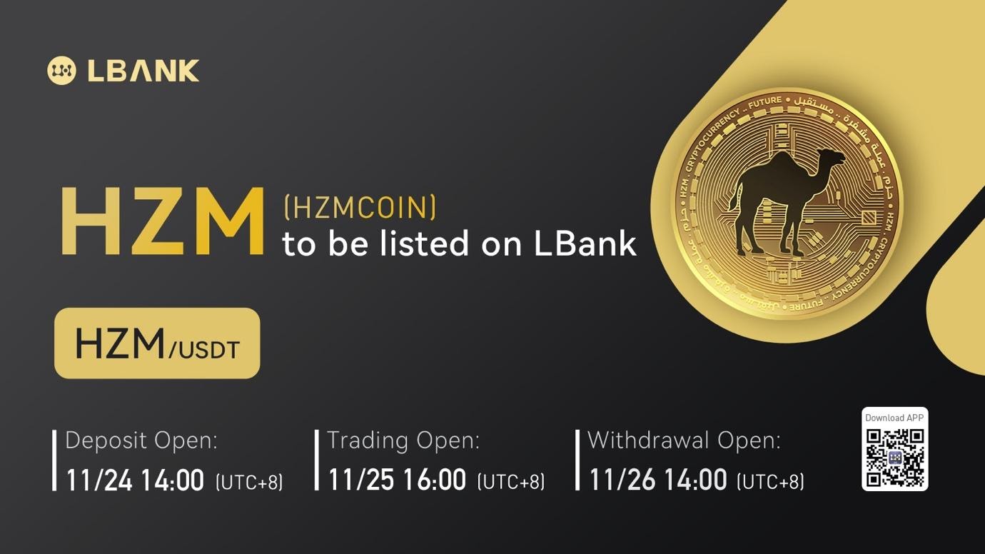HZM Coin sẽ được niêm yết trên LBank Exchange vào ngày 25 tháng 11 - Tin Tức Bitcoin 2024