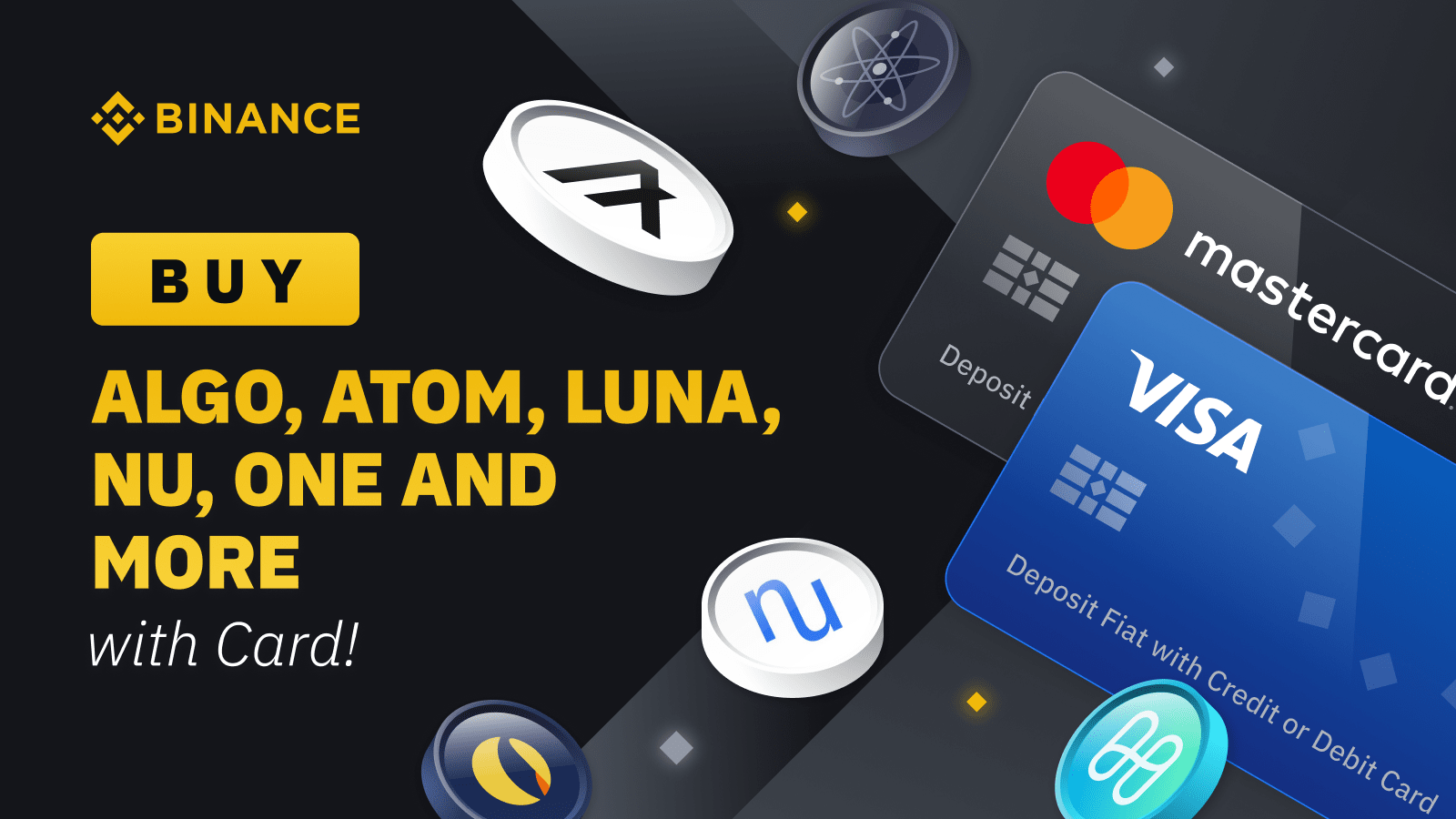 ALGO, ATOM, LUNA, NU và MỘT Token Có sẵn để Mua bằng Thẻ Tín dụng / Ghi nợ - Tin Tức Bitcoin - Cập Nhật Tin Tức Coin Mới Nhất 24/7 2025 ALGO, ATOM, LUNA, NU và MỘT Token Có sẵn để Mua bằng Thẻ Tín dụng / Ghi nợ - Tin Tức Bitcoin - Cập Nhật Tin Tức Coin Mới Nhất 24/7 2025