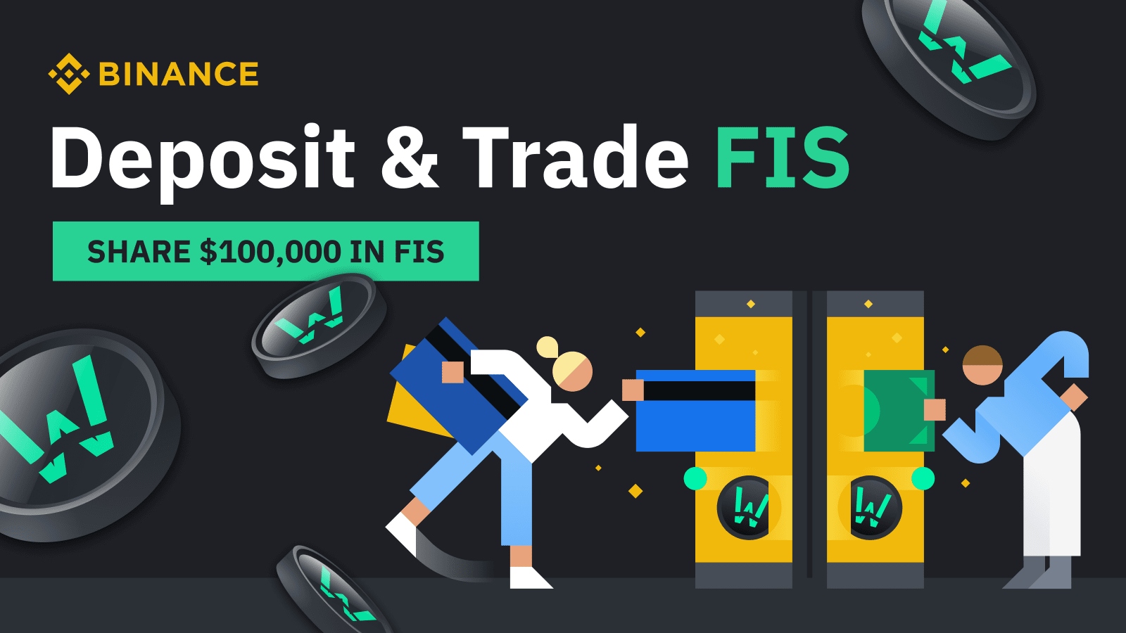 Gửi tiền & Giao dịch FIS - Lên đến 100.000 đô la trong FIS để được chia sẻ! - Tin Tức Bitcoin - Cập Nhật Tin Tức Coin Mới Nhất 24/7 2025 Gửi tiền & Giao dịch FIS - Lên đến 100.000 đô la trong FIS để được chia sẻ! - Tin Tức Bitcoin - Cập Nhật Tin Tức Coin Mới Nhất 24/7 2025