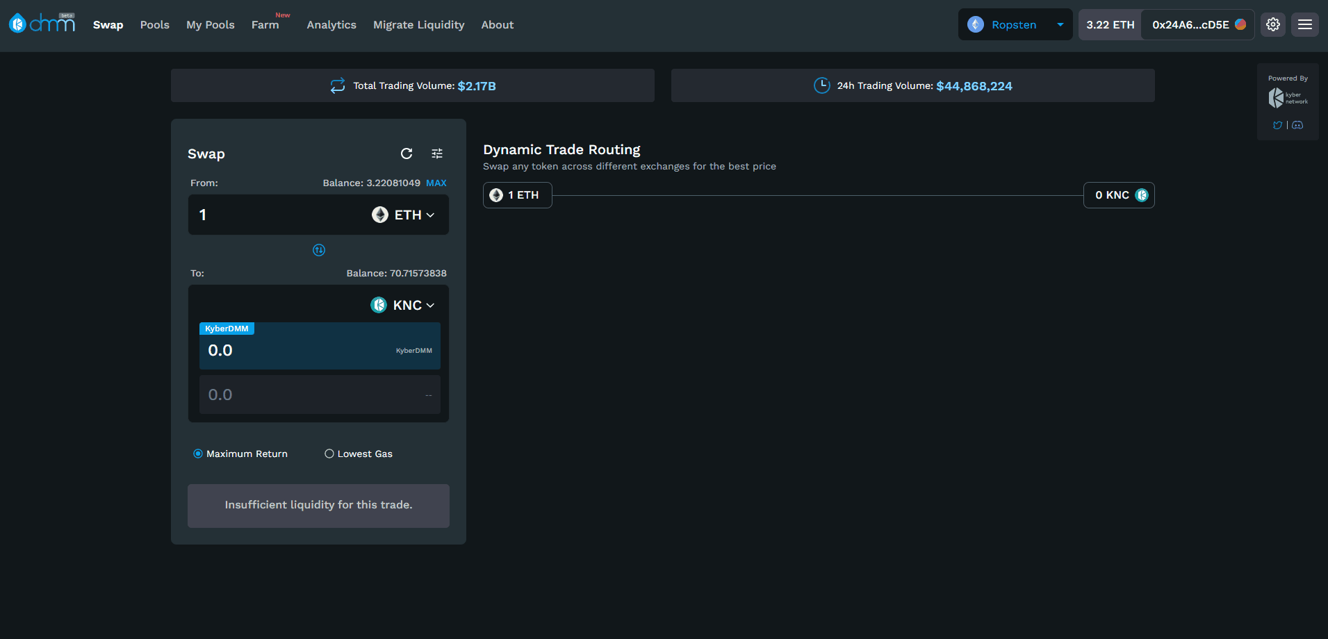 [Kyber Netwok] KyberDMM'de Artık Sadece Bir Token ile Havuzlara Likidite Ekleyebilirsiniz! - Tin Tức Bitcoin - Cập Nhật Tin Tức Coin Mới Nhất 24/7 2025