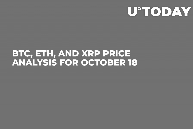 Phân tích giá BTC, ETH và XRP cho ngày 18 tháng 10