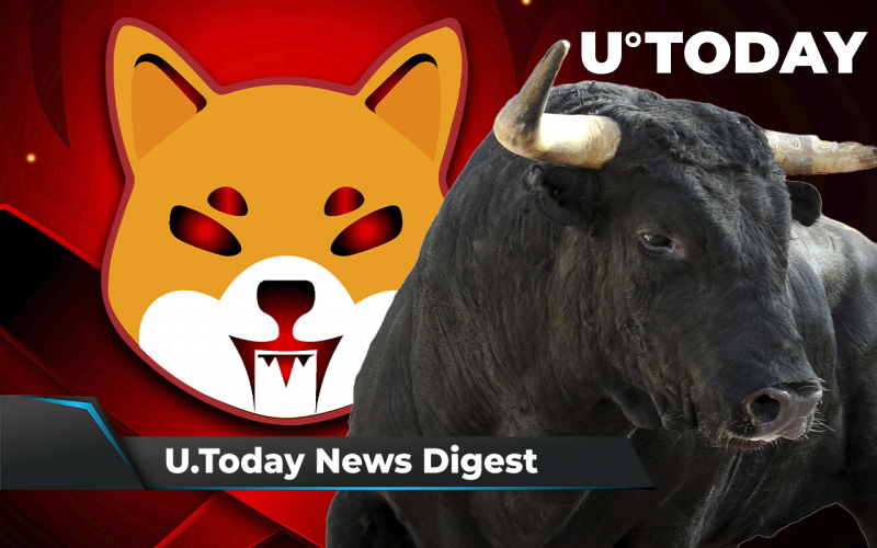 176 triệu SHIB sẽ bị đốt cháy trong 3 ngày, 34.000 BTC được chuyển từ địa chỉ cá voi, tốc độ tăng trưởng mạng lưới Shiba Inu trở nên tăng giá: Crypto News Digest của U.Today