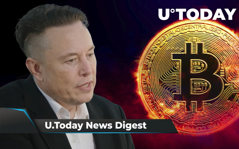 BTC tăng vọt lên 49.000 đô la, Musk bật cười trước Tweet về thuế tiền điện tử của Người sáng tạo DOGE, Cá voi nhận 43 tỷ SHIB: Crypto News Digest của U.Today