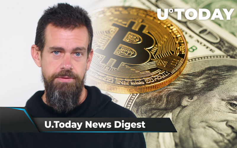 Jack Dorsey nói Bitcoin sẽ thay thế đô la Mỹ, SHIB chuyển đầu tư trung hạn, ví BTC Satoshi-Era được kích hoạt: Crypto News Digest bởi U.Today - Tin Tức Bitcoin - Cập Nhật Tin Tức Coin Mới Nhất 24/7 2025 Jack Dorsey nói Bitcoin sẽ thay thế đô la Mỹ, SHIB chuyển đầu tư trung hạn, ví BTC Satoshi-Era được kích hoạt: Crypto News Digest bởi U.Today