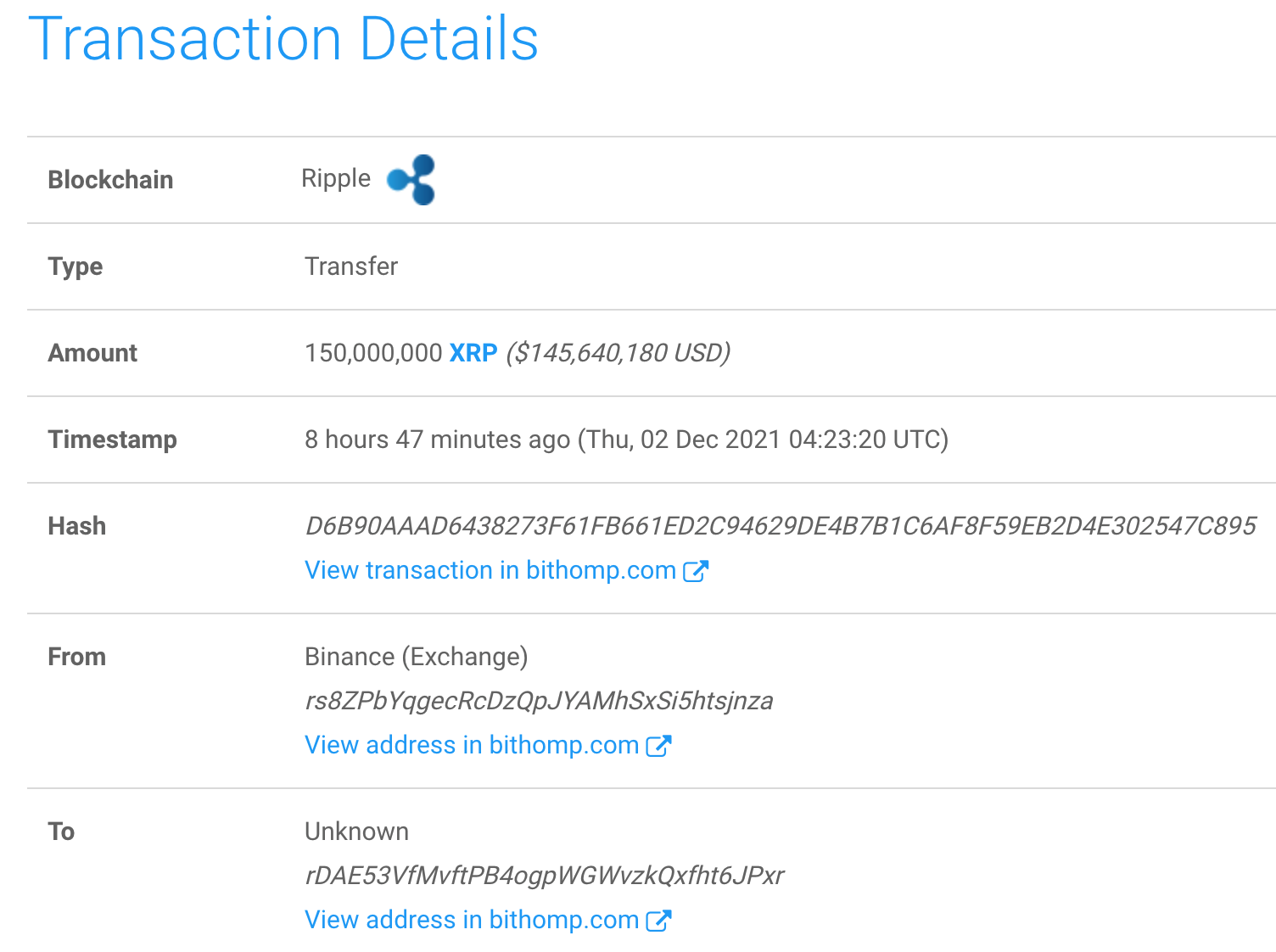 khác-xrp-whale-chuyển-tiền-từ-trao-đổi-bây giờ-lưu trữ-150-triệu-trong-một-ví-riêng-tư