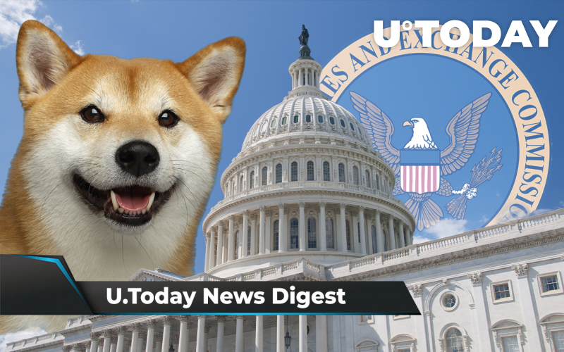 Người sáng tạo DOGE và Elon Musk tố cáo Chính phủ Hoa Kỳ, SHIB có hơn 1 triệu người nắm giữ, Ủy viên SEC sẽ từ chức vào tháng 1: Crypto News Digest bởi U.Today