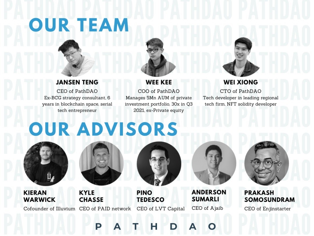 Nhóm PathDAO và các cố vấn