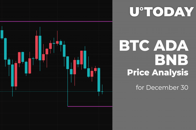 Phân tích giá BTC, ADA và BNB cho ngày 30 tháng 12