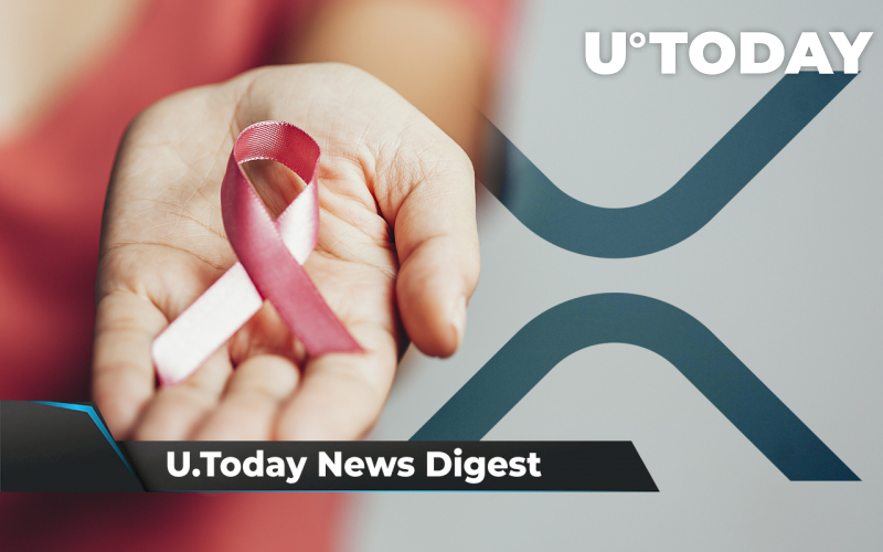 SHIB, BTC, DOGE được Tổ chức từ thiện ung thư vú chấp nhận, 1,6 tỷ XRP khi đang di chuyển, Cập nhật cổ phiếu Hoskinson cho Djed Stablecoin: Crypto News Digest của U.Today