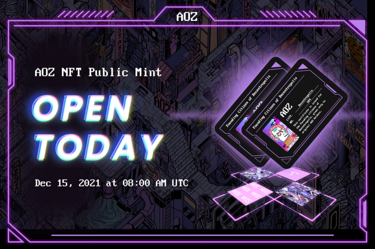 Studio Metaverz thông báo giảm 1.500 AOZ NFT - Tin Tức Bitcoin - Cập Nhật Tin Tức Coin Mới Nhất 24/7 2025