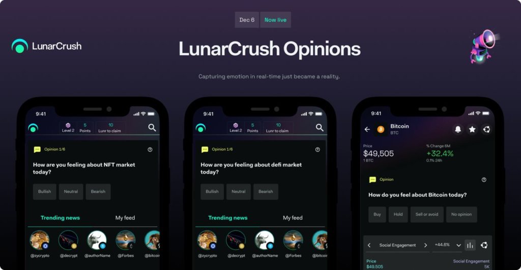 Tính năng mới của LunarCrush sẽ thưởng cho người dùng đăng ý kiến - Tin Tức Bitcoin - Cập Nhật Tin Tức Coin Mới Nhất 24/7 2025 Các ý kiến của LunarCRUSH