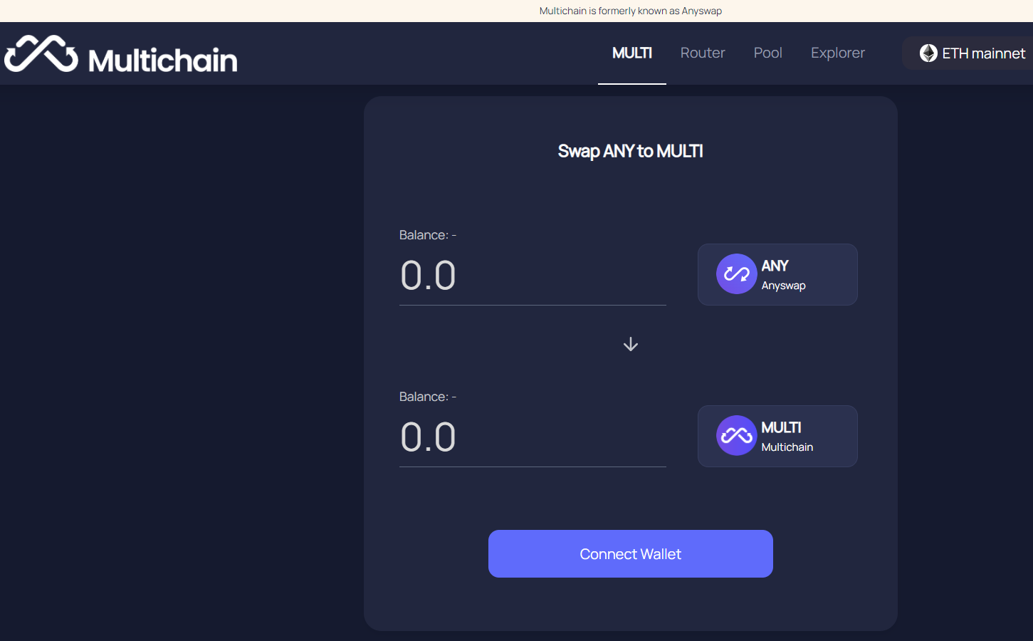 Footprint Analytics: Anyswap được đổi thương hiệu có phải là cầu nối Web 3.0 tiếp theo không? - Tin Tức Bitcoin - Cập Nhật Tin Tức Coin Mới Nhất 24/7 2025 Ảnh chụp màn hình Nguồn: Multichain
