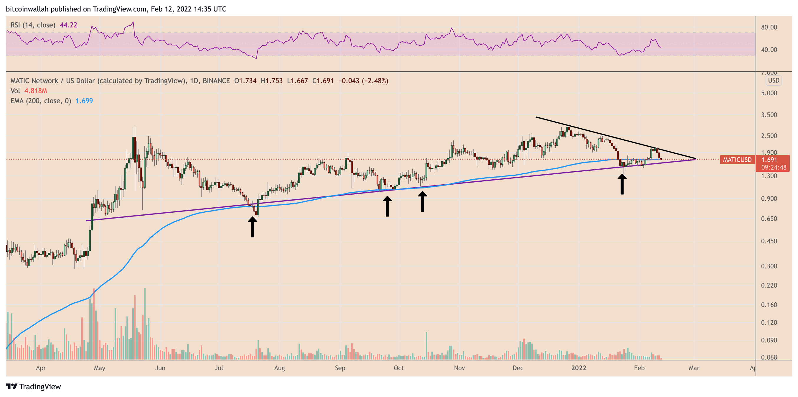 Polygon Rủi ro về giá giảm 50% do MATIC sơn hình cốc và tay cầm ngược - Tin Tức Bitcoin - Cập Nhật Tin Tức Coin Mới Nhất 24/7 2026