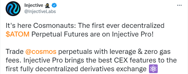 Giao thức Injective (INJ) tăng 100% trở lên sau khi khởi chạy hỗ trợ chuỗi chéo cho Cosmos - Tin Tức Bitcoin - Cập Nhật Tin Tức Coin Mới Nhất 24/7 2026
