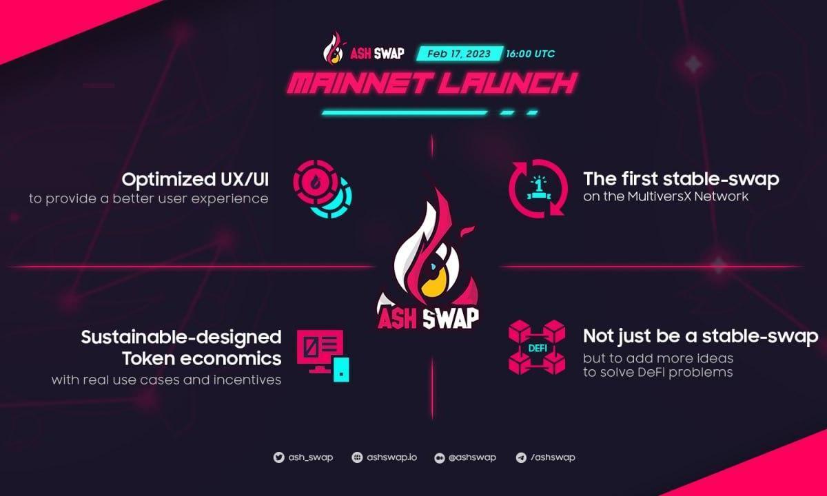 AshSwap DEX hoán đổi ổn định đầu tiên ra mắt trên MultiversX - Tin Tức Bitcoin - Cập Nhật Tin Tức Coin Mới Nhất 24/7 2025 AshSwap DEX hoán đổi ổn định đầu tiên ra mắt trên MultiversX - Tin Tức Bitcoin - Cập Nhật Tin Tức Coin Mới Nhất 24/7 2025