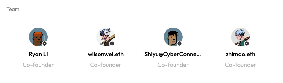 Đội ngũ dự án CyberConnect