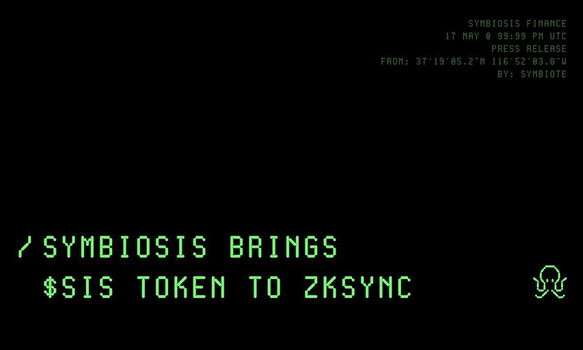 Symbiosis đưa SIS Token lên nền tảng zkSync