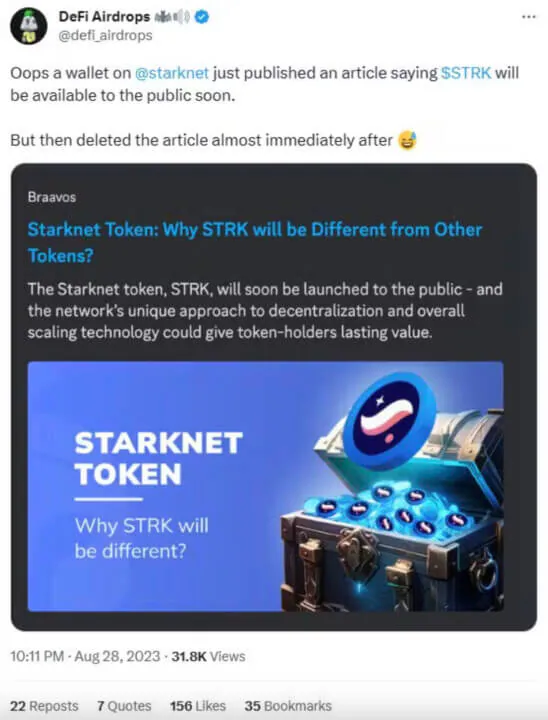 Hoạt động của Starknet tăng vọt do đầu cơ token - Tin Tức Bitcoin - Cập Nhật Tin Tức Coin Mới Nhất 24/7 2025