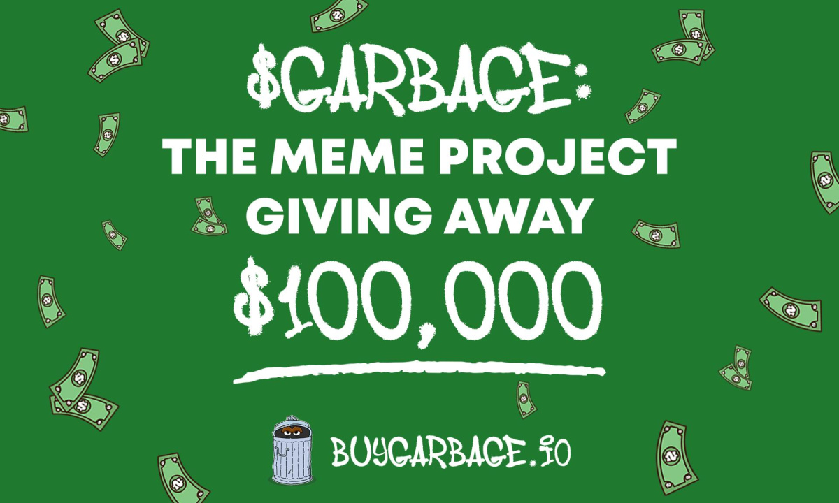 Dự án Meme Coin Garbage tổ chức cuộc thi trao giải trị giá 100.000 USD