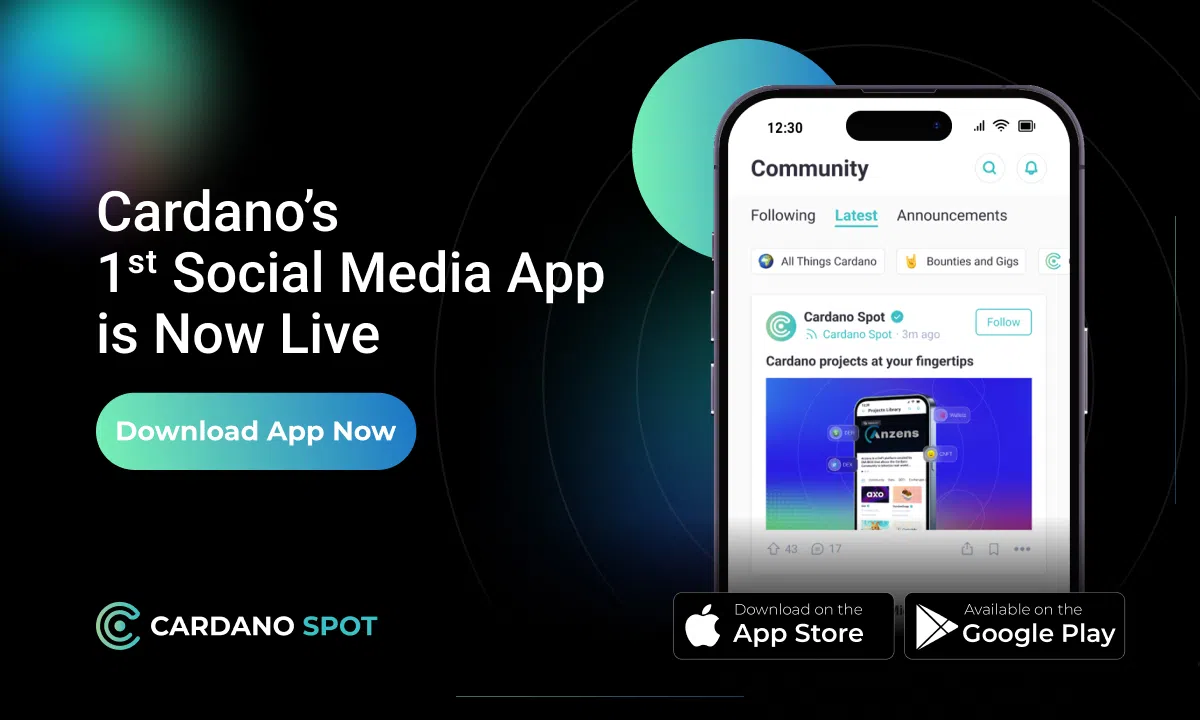 Cardano Spot ra mắt ứng dụng mạng xã hội đầu tiên của mình