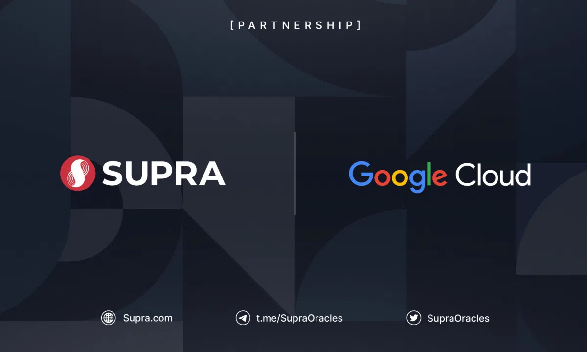Supra hợp tác với Google Cloud cung cấp dữ liệu nhanh cho thị trường tài chính