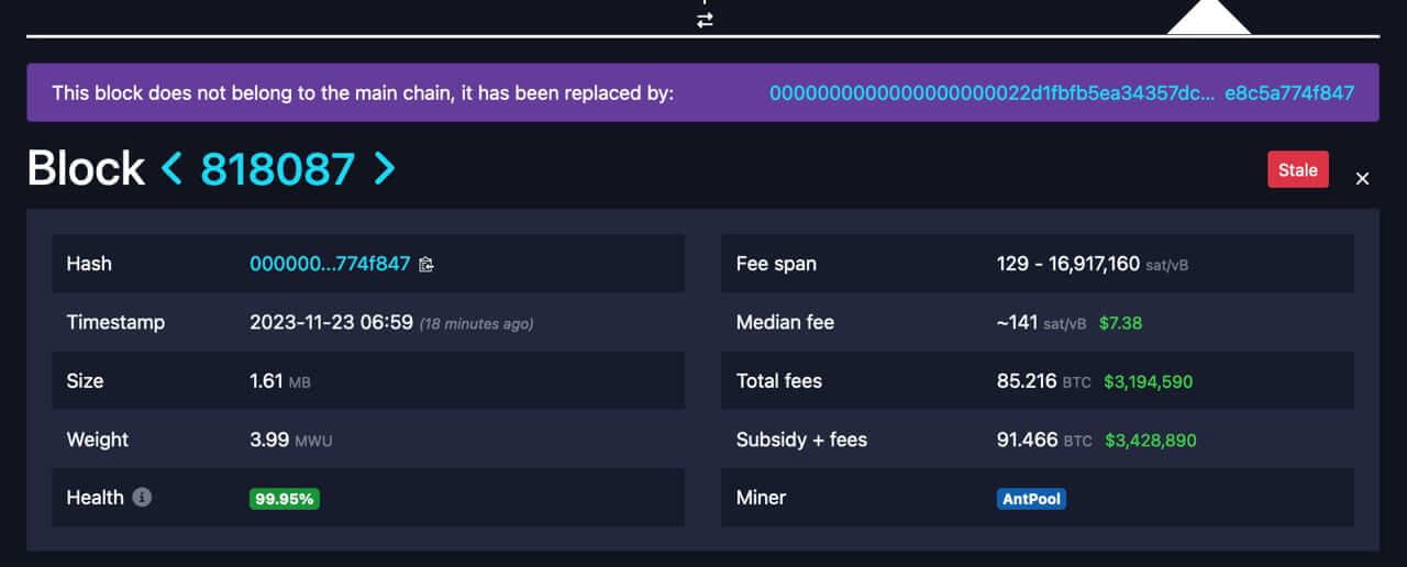 Một người đã trả hơn 3 triệu USD phí gas trong một giao dịch BTC - Tin Tức Bitcoin - Cập Nhật Tin Tức Coin Mới Nhất 24/7 2025