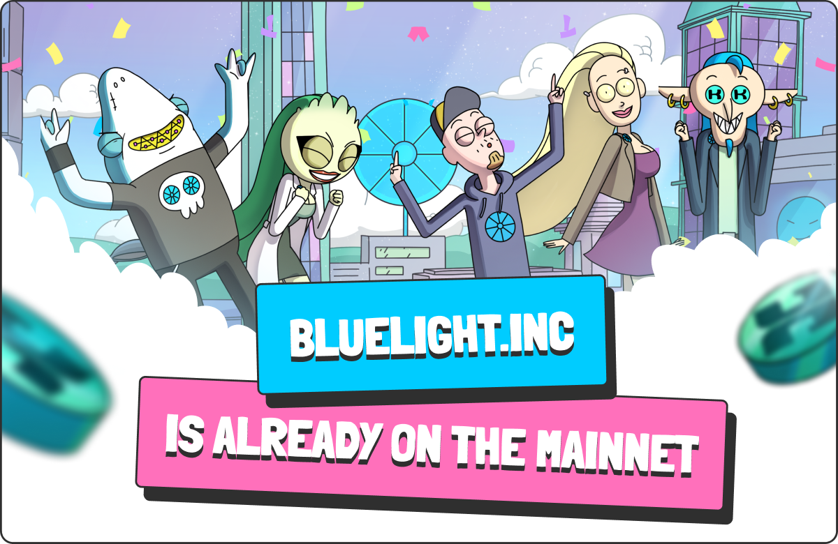 Bluelight.inc sắp được phát hành trên Mainnet!