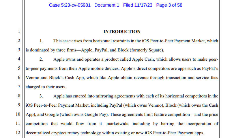 Apple bị kiện vì chặn công nghệ tiền điện tử đối với thanh toán P2P - Tin Tức Bitcoin - Cập Nhật Tin Tức Coin Mới Nhất 24/7 2025