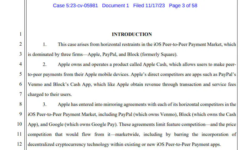 Apple bị kiện vì chặn công nghệ tiền điện tử đối với thanh toán P2P - Tin Tức Bitcoin - Cập Nhật Tin Tức Coin Mới Nhất 24/7 2026