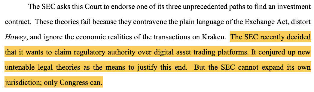 Kraken nộp đơn bác bỏ vụ kiện của SEC - Tin Tức Bitcoin 2024