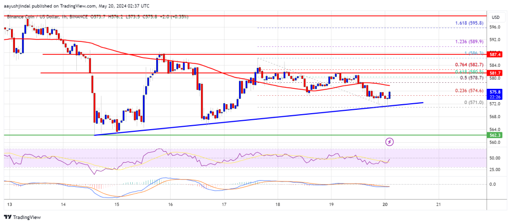 Nguồn: BNBUSD trên TradingView.com