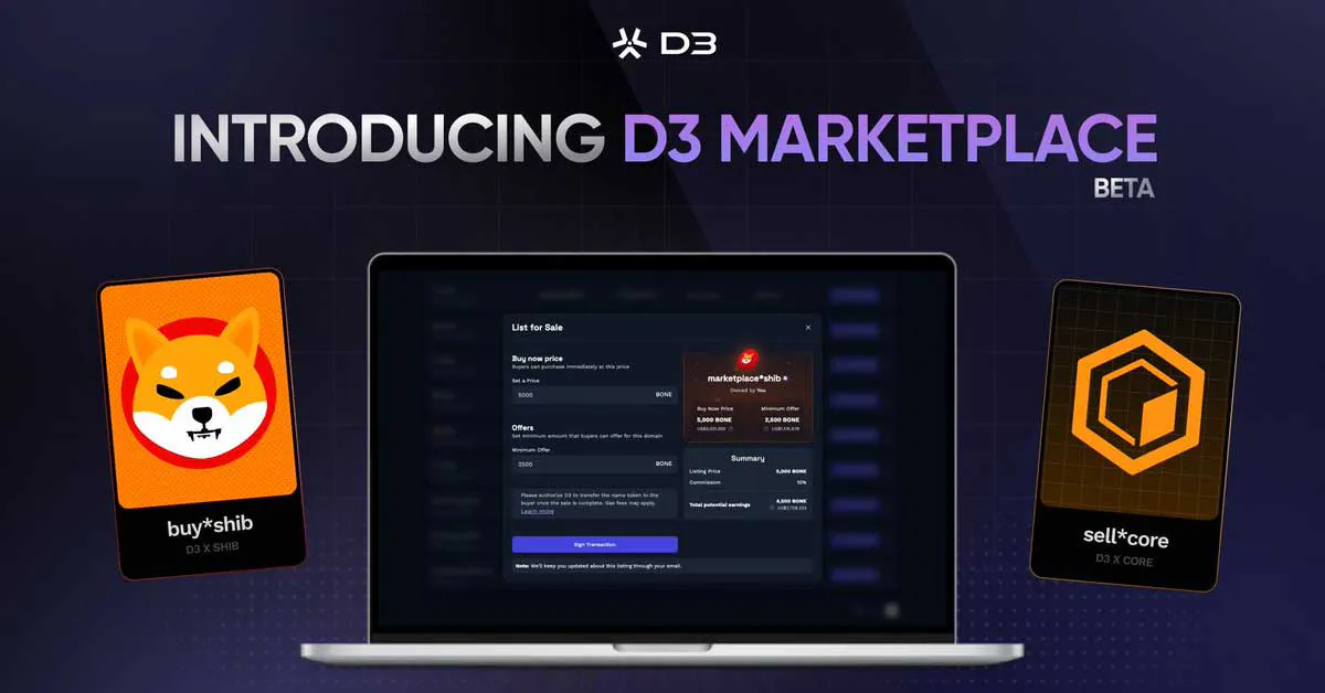 D3 Global ra mắt phiên bản beta D3 Marketplace - Tin Tức Bitcoin - Cập Nhật Tin Tức Coin Mới Nhất 24/7 2025 D3 Global ra mắt phiên bản beta D3 Marketplace