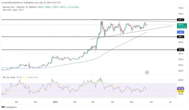 Binance Coin (BNB) hình thành mô hình tăng giá - Tin Tức Bitcoin - Cập Nhật Tin Tức Coin Mới Nhất 24/7 2025
