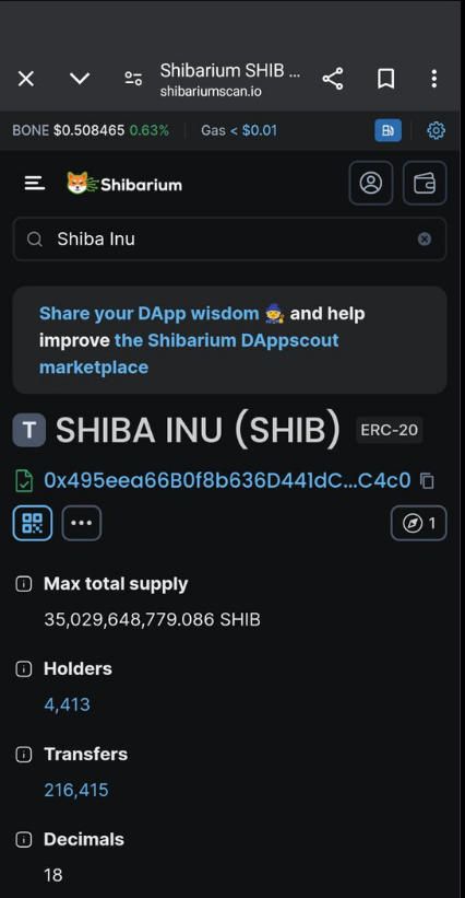 35 tỷ SHIB được chuyển đến Shibarium - Tin Tức Bitcoin - Cập Nhật Tin Tức Coin Mới Nhất 24/7 2025 35 tỷ SHIB được chuyển đến Shibarium - Tin Tức Bitcoin - Cập Nhật Tin Tức Coin Mới Nhất 24/7 2025