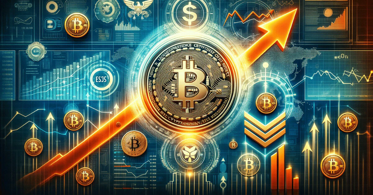 Giá Bitcoin tăng vọt lên mức 62.000 USD