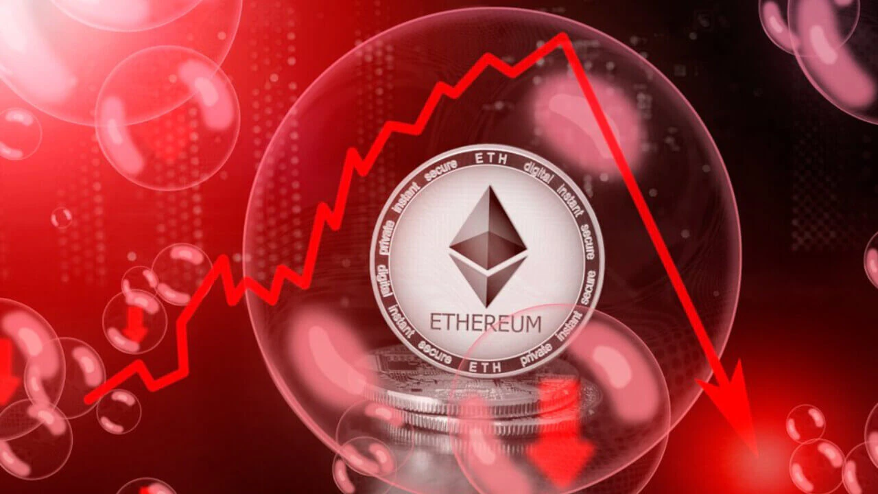 Giá Ethereum lao dốc xuống 2,100 USD
