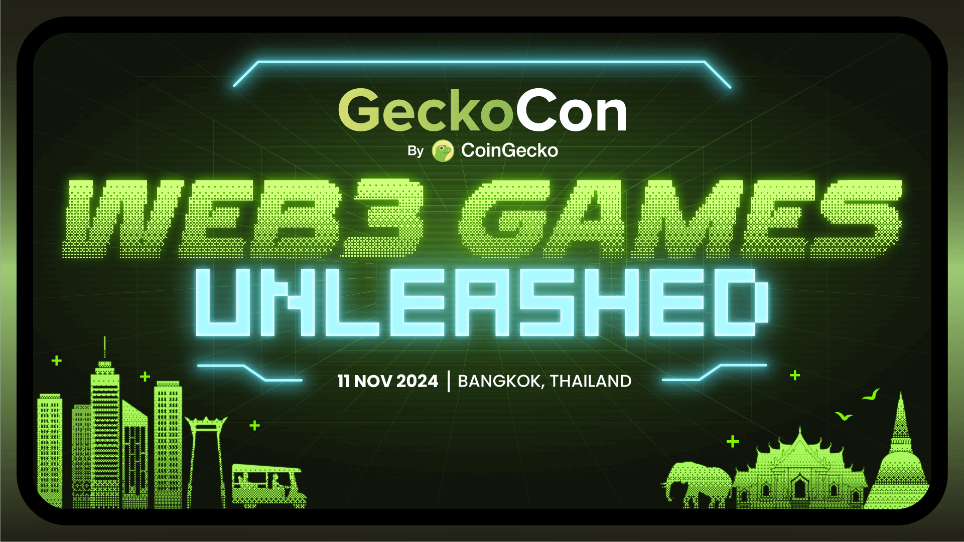 CoinGecko công bố hội nghị GeckoCon: Web3 Games Unleashed Tại Thái Lan