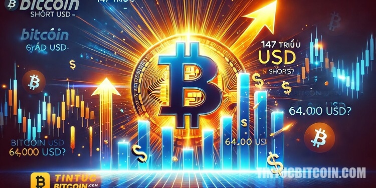 147 triệu USD short bị thanh lý – Bitcoin có vượt qua mốc 64.000 USD?